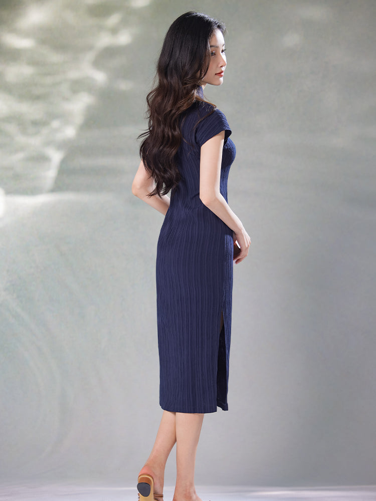 High stretch chiffon|Modern one-Pieces Qipao Dress(灵罗)