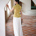 Sheer White| Wide-Leg Trousers（书裳）