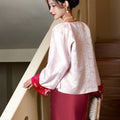 Vintage-Inspired Republic Era Schoolgirl Dress  | Velvet Cheongsam Top（琳悦）