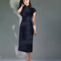 High stretch chiffon|Modern one-Pieces Qipao Dress（灵罗）