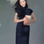 High stretch chiffon|Modern one-Pieces Qipao Dress（灵罗）