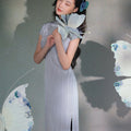High stretch chiffon|Modern one-Pieces Qipao Dress（灵罗）