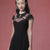Sumi Black Artisan Embroidery | Neo-Chinese Dress（如苑）
