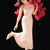 Peach-Tinted Camellia Embroidery | Slip Mermaid Gown（妤婉）