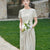 ivory white|Modern one-Pieces Qipao Dress（拢月）