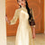 Champagne Gold Linen-Blend | A-Line Dress（南风）