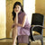 Amethyst Lace Embroidery | Modern one-Pieces Qipao Dress(玉妍)