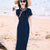 Ultramarine|Modern one-Pieces Qipao Dress（梓霖）