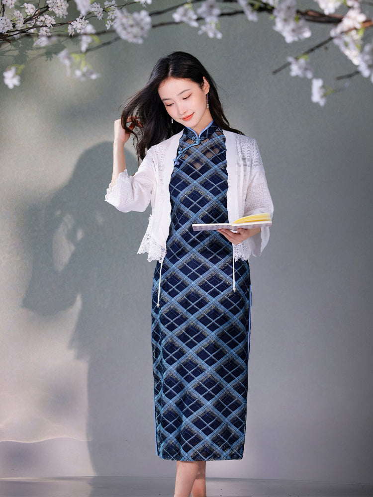 Milky White Knit Lace| Elegant Cardigan Wrap (思汀)