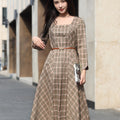 British Style | Classic Plaid Dress（熙悦）