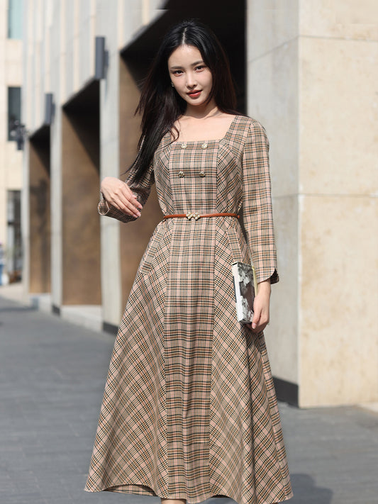 British Style | Classic Plaid Dress（熙悦）