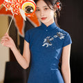 Koi Embroidery|Modern one-Pieces Qipao Dress（锦婉）