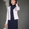 Natural Silk Acetate|long-sleeved Cardigan(镜霖)