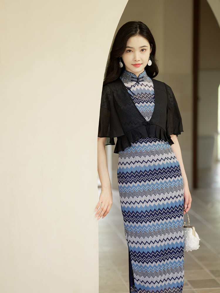 Pure white short version Cardigan(舞苍）