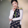 Natural Silk Acetate|long-sleeved Cardigan(镜霖)