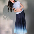 Purple Gradient|Modern one-Pieces long skirt（星朔）
