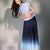 Purple Gradient|Modern one-Pieces long skirt（星朔）