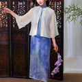 Transparent white|Butterfly Embroidery cardigan（淑蝶）
