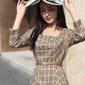 British Style | Classic Plaid Dress（熙悦）