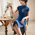 Koi Embroidery|Modern one-Pieces Qipao Dress（锦婉）
