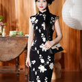Ink and black|Modern one-Pieces Qipao Dress（舞黛）