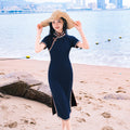 Ultramarine|Modern one-Pieces Qipao Dress（梓霖）
