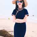 Ultramarine|Modern one-Pieces Qipao Dress（梓霖）