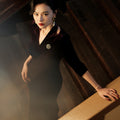 Deep Purple Velvet | Modernized Qipao Evening Dress（马莲）