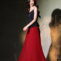 Vibrant Red|Modern Pleated Trousers(舒影）