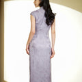 Taro Purple|Modern one-Pieces Qipao Dress（钰竹）