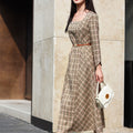 British Style | Classic Plaid Dress（熙悦）