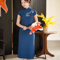 Koi Embroidery|Modern one-Pieces Qipao Dress（锦婉）