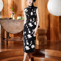 Ink and black|Modern one-Pieces Qipao Dress（舞黛）