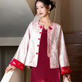 Vintage-Inspired Republic Era Schoolgirl Dress  | Velvet Cheongsam Top（琳悦）