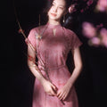Rouge Pink   | Hand-Beaded Embellishment Dress（思悦）