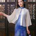 Transparent white|Butterfly Embroidery cardigan（淑蝶）