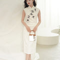 Taro Purple|Modern one-Pieces Qipao Dress（钰竹）