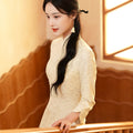 Champagne Gold Linen-Blend | A-Line Dress（南风）