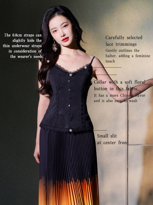 black color|corset-style sling（时清）