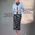 Natural Silk Acetate|long-sleeved Cardigan(镜霖)