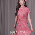 Rouge Pink   | Hand-Beaded Embellishment Dress（思悦）