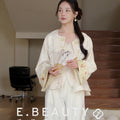 Vintage-Inspired Republic Era Schoolgirl Dress  | Velvet Cheongsam Top（琳悦）
