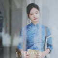 Indigo Cotton-Linen Tie-Dye | Modern one-Pieces Qipao Dress（清宇）