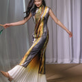 Artistic Vintage in Oil-Painting Tones | Modern one-Pieces Qipao Dress(玟歌)