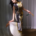 Artistic Vintage in Oil-Painting Tones | Modern one-Pieces Qipao Dress(玟歌)